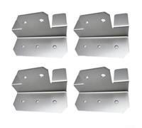 Staffe a Z in alluminio leggero per pannelli solari fotovoltaici che offrono resistenza alla ruggine e stabilità durante l'installazione su varie superfici esterne (Silverbag)