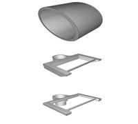 Staffe Adattatore Vuoto per Modulo Laser Artisan CNC Sistema Estrazione