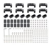 Staffe Alluminio For maXpeedingrods Crosshair 5" LED Pod Lights Kit 8PCS Nero