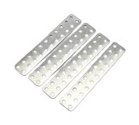 Staffe angolari for legno 10 pezzi/set Patchboard piatti, staffe dritte, schede di connessione fisse for supporti in legno di riparazione