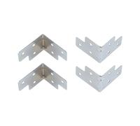 Staffe angolari in ferro da 4 pezzi Custodia in legno Scatola di legno Connettore Protezione dei bordi angolari Accessori hardware for mobili(56X40X35mm type E)