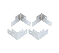 Staffe angolari in ferro da 4 pezzi Custodia in legno Scatola di legno Connettore Protezione dei bordi angolari Accessori hardware for mobili(53X40X30mm type C)