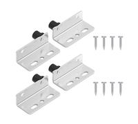 Staffe angolari rotanti in acciaio inossidabile/ferro robuste da 4, ideali per appassionati e i costruttori professionisti, staffe angolari in acciaio inossidabile per uso quotidiano