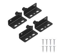 Staffe angolari rotanti in acciaio inossidabile/ferro robuste da 4, ideali per appassionati e i costruttori professionisti, staffe angolari in acciaio inossidabile per uso quotidiano