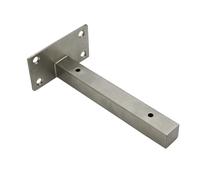 Staffe Angolari Stainless Steel Shelf Bracket Heavy Duty Wall Board Support Bracket Square Tube Practical Workbench Storage Stand