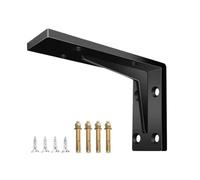 Staffe Angolari Supporto triangolare da parete, mobile TV sospeso, divisorio scrivania, scaffale di stoccaggio spesso e resistente(8 inch 600kg 1pcs)