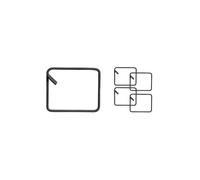 Staffe Antisismiche Armatura Ferro 20x25 cm Strutture Cemento Formati Multipli - CONFEZIONE: 1 pz., Pezzi: 10