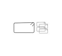 Staffe Antisismiche Armatura Ferro 20x50 cm Strutture Cemento Formati Multipli - CONFEZIONE: 1 pz., Pezzi: 10