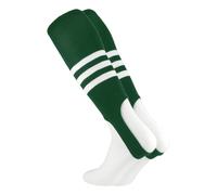 Staffe da baseball MadSportsStuff modello B (verde scuro bianco medio)