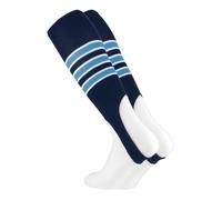 Staffe da baseball MadSportsStuff modello D blu navy/blu Columbia/bianco grande