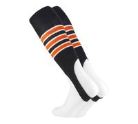 Staffe da baseball MadSportsStuff modello D (nero/arancione/bianco grande)