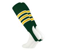 Staffe da baseball MadSportsStuff modello D (verde scuro, oro, bianco, medio)