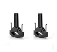 Staffe di Barra Luminosa Supporto per faro modificato per paraurti di motocicletta, supporto per palo estensione per, universale(2pcs)