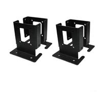 Staffe di base per pali in legno da 4 x 4 e 4 x 6, design regolabile per un forte supporto e stabilità nella costruzione esterna