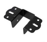 Staffe di collegamento per letto a forma di U, fissaggio centrale per telaio del letto, confezione da 2, in acciaio inossidabile, nero, clip 50 mm/32 mm/35 mm/40 mm (35 mm)