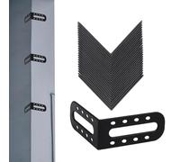 Staffe di livellamento per distanziali del di livellamento di piastrelle, piastrelle - Zeppe di piastrelle di livellamento riutilizzabili,Strumenti per l'installazione del pavimento 25x per il bagno,