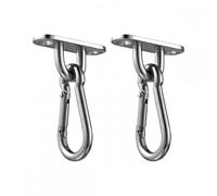 staffe di montaggio a soffitto M5 per amaca, sacco di sabbia, ganci per yoga, tenditore a trapezio, gancio fisso con 2 ganci per altalena p