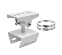 Staffe di montaggio angolari per telecamera di sicurezza CCTV, in acciaio, kit di montaggio ad angolo per palo verticale, dotato di due passanti φ10 cm/20 cm/30 cm, staffa per fotocamera selezionata