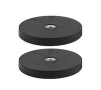 Staffe di montaggio per barre luminose | Set di 2 pezzi con base magnetica per presa forte - Supporti interni per luci fendinebbia | Per veicoli camion, camper, rimorchi trattori