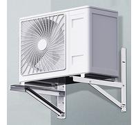 Staffe di Montaggio per condizionatori d'Aria in Acciaio Inox Resistente, Adatte a sistemi Mini Split e Pompe di Calore, realizzate in Resina antiruggine, Soluzione di Installazione universa