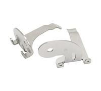 Staffe di Montaggio per Fendinebbia, 2 Pezzi Staffa di Montaggio per Faretti Sinistra Destra Adattatore per Staffa Fendinebbia in Acciaio Inossidabile Sostituzione Cromata per Mini R50 R52 R53