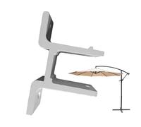 staffe di montaggio per tende da sole in lega di alluminio | Supporto di montaggio a parete di ricambio per tende da sole estensibili per terrazza, cortile, giardino, cortile, esterno