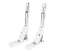 Staffe di scaffale pieghevole 2pcs, staffe da lavoro montate a parete pesante sugli scaffali pieghevoli per il negozio dietro le porte o nelle lacune del gabinetto
