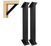 Staffe di Supporto angolari a 45° Resistenti, Ideali per Kit e strutture in Legno, Gazebo e connettori per Case sugli Alberi. Viti Incluse per Un Facile Montaggio Fai-da-Te.