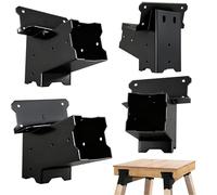 Staffe di supporto per cervi 4 x 4 - 4 staffe per ascensore resistenti, per tende da caccia, case sugli alberi, capanna di tiro, ponti di osservazione, supporti per torri