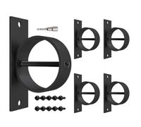 Staffe di supporto per corda - di fissaggio decorativa con anello a goccia | Versatile gancio da parete con facile installazione per ringhiere per scale