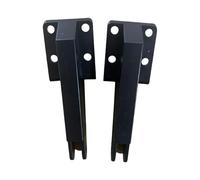 Staffe di supporto per porta in metallo con tecnologia Fast Locks, fissaggio in metallo resistente per chiusure sicure, sicurezza immediata più stretta