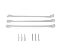 Staffe di supporto resistenti per scaffalature metalliche, confezione da 3 per tenere saldamente gli oggetti senza rischio di collasso