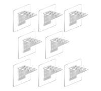 Staffe divisorie invisibili per armadietti con mensola rimovibile di tipo pesante per sistemi di mensole a parete Staffe rimovibili per l'ottimizzazione dello spazio