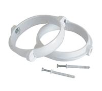 Staffe fermatubo tonde per tubi da Ø 100 mm 2 pezzi