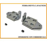 Staffe fissaggio lucchetto a porta con riscontri mobili foro 14 mm Viro art.675