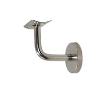 Staffe for corrimano for scale in acciaio inossidabile | Argento 8 pollici 10 PZ: supporto for ringhiera(Curved Support)