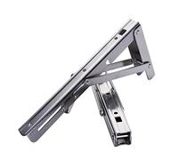 Staffe for Tavolo Da Muro - Inox Supporto for Mensola - Supporti Ripiani Pieghevoli 2 Pezzi D'argento - 40cm Impermeabile, Portante 150kg, Banco Da Lavoro Desktop, Progetto Fai Da Te Staffe e supporti