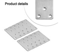 Staffe in Legno Staffe in Acciaio Inox Forte Portante 6 Fori Design