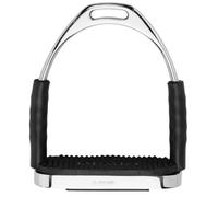 Staffe inglesi in acciaio con copertura in gomma e pedana da 11 cm Sprenger