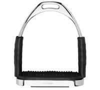 Staffe inglesi in acciaio con copertura in gomma e pedana da 12 cm Sprenger