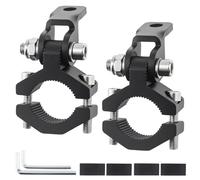 staffe lampada forcella anteriore 2 pezzi Staffa di montaggio per faretti per motocicletta Supporto per tubo in lega per barra luminosa Adatto per Scooter Dirt Pit Bike(Size-S)