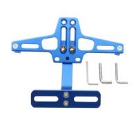 staffe lampada forcella anteriore Supporto per targa regolabile universale per moto, supporto per lampada indicatore di direzione posteriore(Blue)