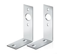 Staffe luminose resistenti a forma di L per rimorchi per montare saldamente le luci posteriori con queste staffe in metallo