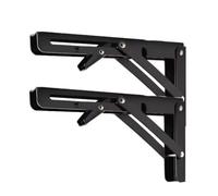 Staffe Metalliche 2PCS Folding Stand Bracket Wall Mounted Design, Suitable For Household Hardware Desk Corner