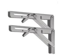 Staffe Metalliche 2PCS Folding Stand Bracket Wall Mounted Design, Suitable For Household Hardware Desk Corner