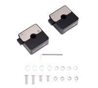 Staffe Montaggio Fari LED For Universal Auto Cofano Alluminio M8 42x36x16mm Kit