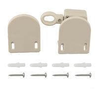 Staffe Montaggio Tende da 1 Coppia Universali Staffe Montaggio(Beige) | Compatibilità , e plastica, per beige o , installazione per semplice, 10 minuti