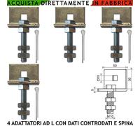 Staffe Motore Tapparella 4 Pezzi Formato L Vite Fissaggio Regolabili ControDato