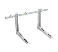 Staffe per climatizzatore in acciaio unità esterna 450x380x800mm Carico max 80 Kg, il Kit comprende tutto per il montaggio, In Omaggio 1 Paio di Guanti in Nitrile