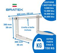 Staffe per Condizionatori Staffa per Climatizzatore Dimensioni 800x380x480 150kg
